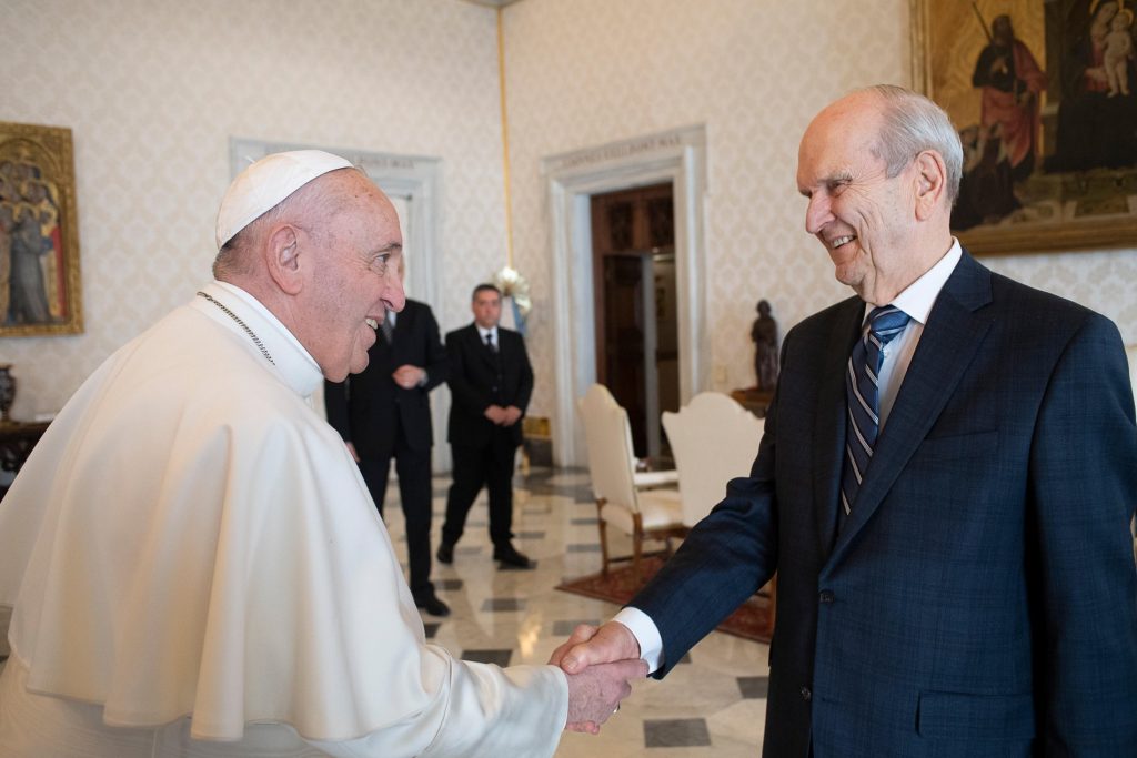 russell and pope 300+ Invitations given by President Russell M. Nelson
